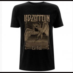 Led Zeppelin Unisex T-Shirt: Faded Falling