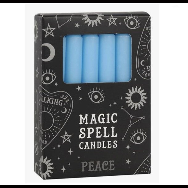 Light Blue Magic Spell Candles - Peace(Pack of 12)