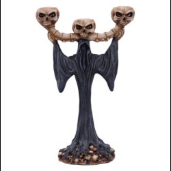 Light the Way Reaper Skull Tea Light Holder