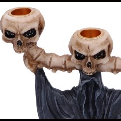 Light the Way Reaper Skull Tea Light Holder