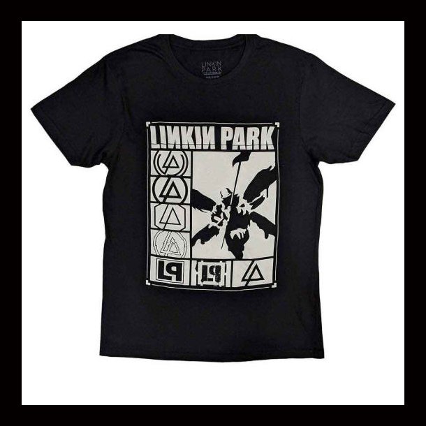 Linkin Park Unisex T-Shirt: Logos Rectangle