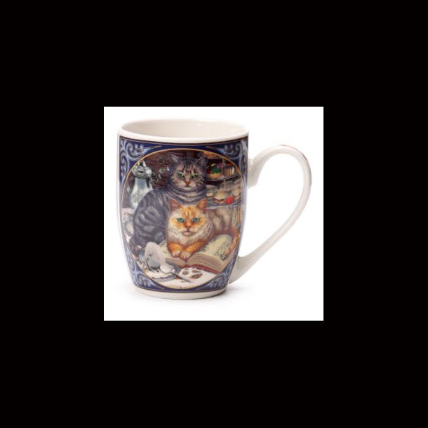 Lisa Parker Brewed Prophecies Cat Porcelain Mug