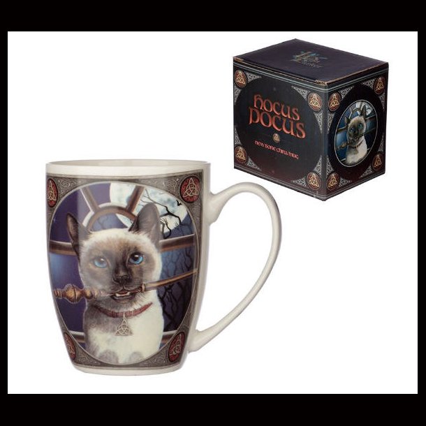 Lisa Parker Hocus Pocus Cat Porcelain Mug