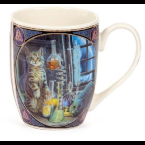 Lisa Parker Jekyll & Hyde Cats Porcelain Mug