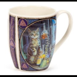 Lisa Parker Jekyll &amp; Hyde Cats Porcelain Mug