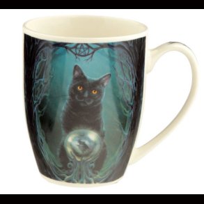 Lisa Parker Rise of the Witches Cat Porcelain Mug