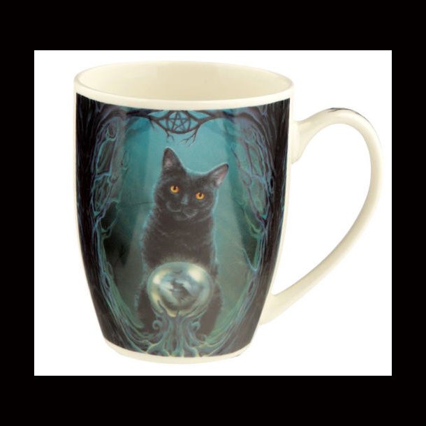 Lisa Parker Rise of the Witches Cat Porcelain Mug