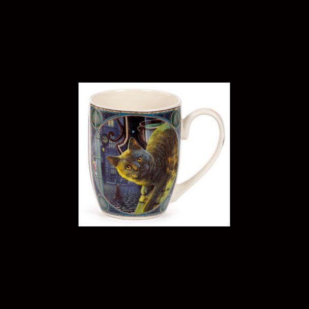 Lisa Parker Rusty Cauldron Cat Porcelain Mug