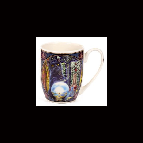 Lisa Parker The Witch's Apprentice Cat Porcelain Mug