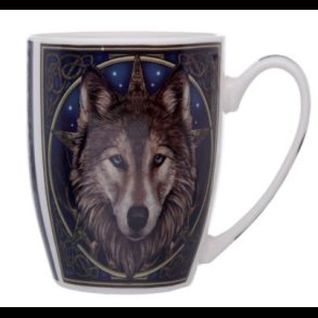 Lisa Parker Wild One Wolf Porcelain Mug