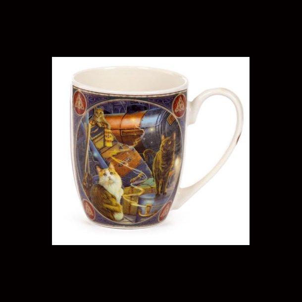 Lisa Parker Witchwood Express Cats Porcelain Mug