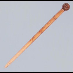 Magic Wand Pentagram with Ivy Vines