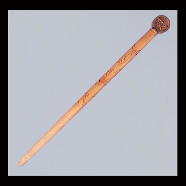 Magic Wand Pentagram with Ivy Vines