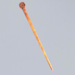 Magic wand with pentagram