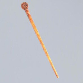 Magic wand with pentagram