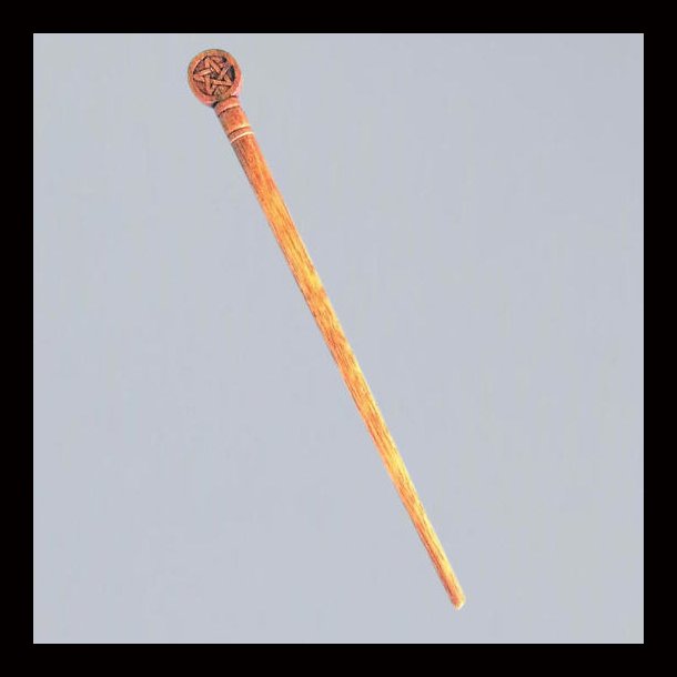 Magic wand with pentagram