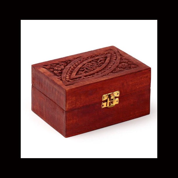 Mango Wood Essential Oil Box Design 1 (Holds 12 Bottles)