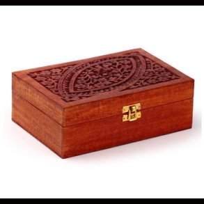 Mango Wood Essential Oil Box Design 1 (Holds 24 Bottles)