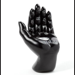 Mantric Hand/Tarot Hand Palm Incense Cone Burner