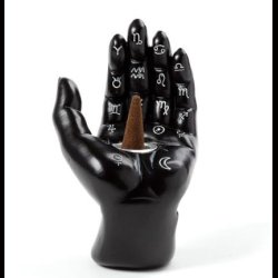 Mantric Hand/Tarot Hand Palm Incense Cone Burner