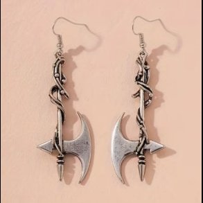 Medieval Axe Earrings