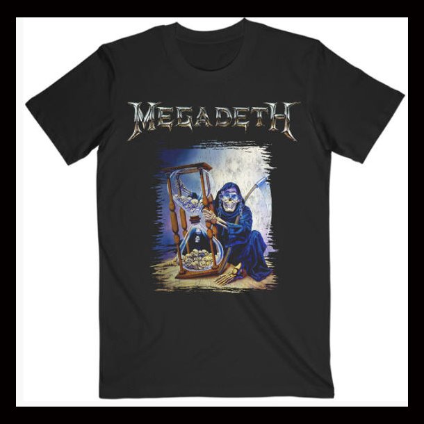 Megadeth Unisex T-Shirt: Countdowmn Hourglass