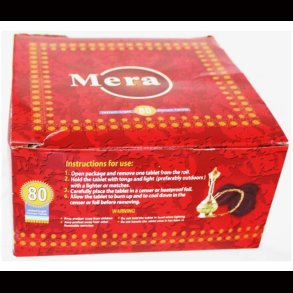 Mera Instant Light Charcoal Tablets-80
