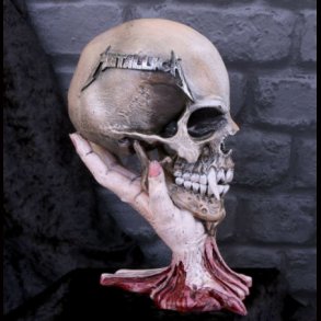 Metallica - Sad But True Skull 22cm Metallica Sad but True Pushead Skull Figurine Ornament