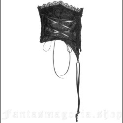 Midnight Sance Black Lace Corset by Dark In Love