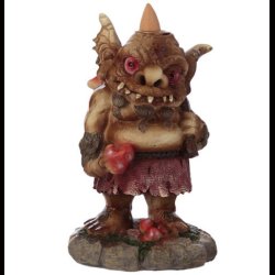 Mushroom Troll Backflow Incense Burner
