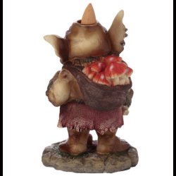 Mushroom Troll Backflow Incense Burner