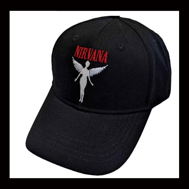 Nirvana Unisex Baseball Cap: Angelic (Black)