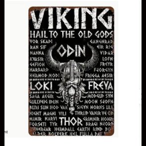 Norse Mythology Decor Sign
