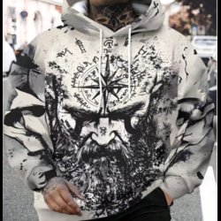 Norse Viking Full Print Hoody