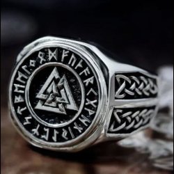 Norse Viking Valknut Symbol Ring