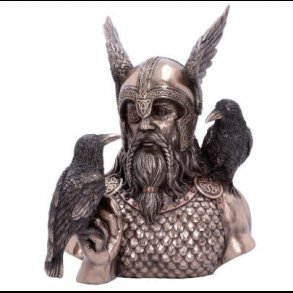 Odins Messengers Norse God Odin Bust