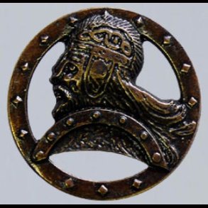 Ornamental Viking Nordic Warrior Brooch  