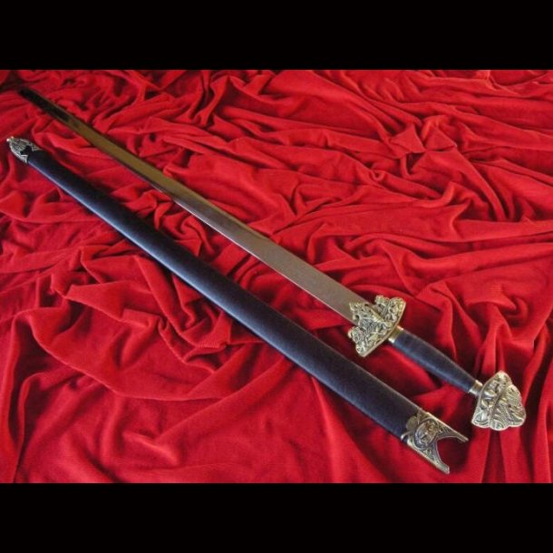 Ornate Viking Sword with Scabbard