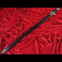 Ornate Viking Sword with Scabbard