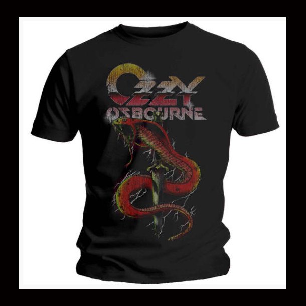 Ozzy Osbourne Unisex T Shirt Vintage Snake