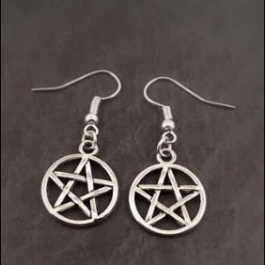 Pentacle Earrings, 