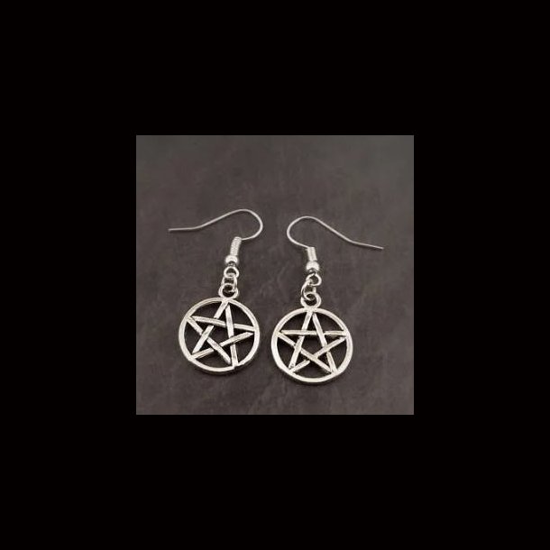 Pentacle Earrings, 