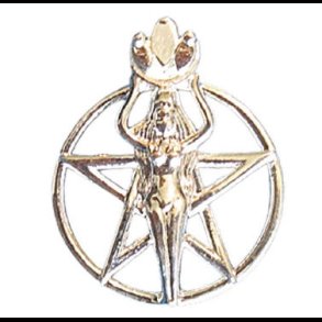 Pentagram Pendant with Goddess