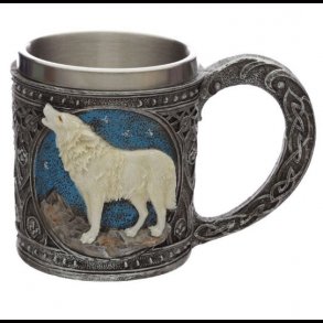 Protector of the North Night of the Wolf Decorative Tankard