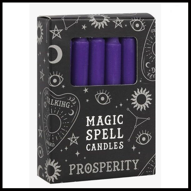 Purple Magic Spell Candles - Prosperity(Pack of 12)