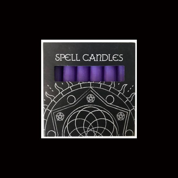 Purple Spell Candles - Pack of 6   