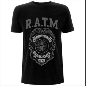 Rage Against The Machine Grey Police Badge