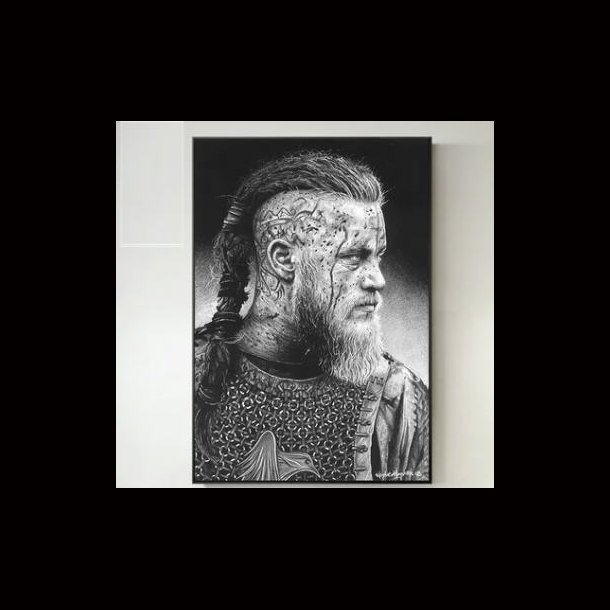 Ragnar Lothbrok Canvas Movie Poster