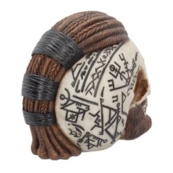 Ragnar Viking Skull Ornament 16cm