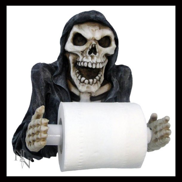 'Reapers Revenge Toilet Roll Holder 26cm'